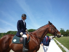 85歳の現役教官、岩坪徹が近畿馬術大会に出場！