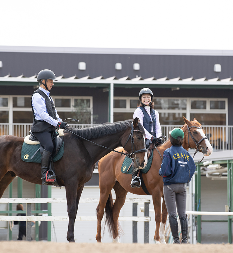 ペア家族限定乗馬体験：クラブ一覧：関東エリア：埼玉県：東武乗馬クラブ＆クレイン｜乗馬クラブクレイン｜全国35ヶ所の乗馬クラブ